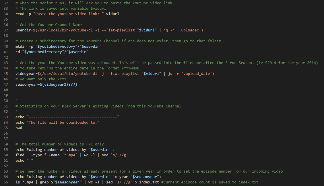 Tinkering with Technology Shell Script: Youtube Video to Plex
